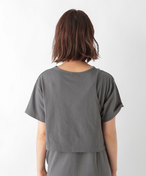 LEPSIM（レプシィム）の「マタニティ／２ＰＳＥＴワンピース　945185（マタニティウェア/グッズ・レディース・グレー/グリーン/グレイッシュベージュ・FREE）」の8枚目の写真