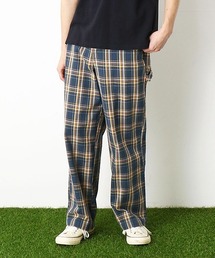 チェック柄 ペインターパンツ