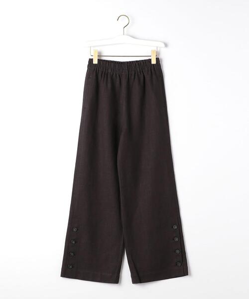 green label relaxing（グリーンレーベルリラクシング）の「[ エムワイエー ] SC MYA サイド ボタン パンツ（その他パンツ・レディース・ブラック/ベージュ・FREE）」の12枚目の写真