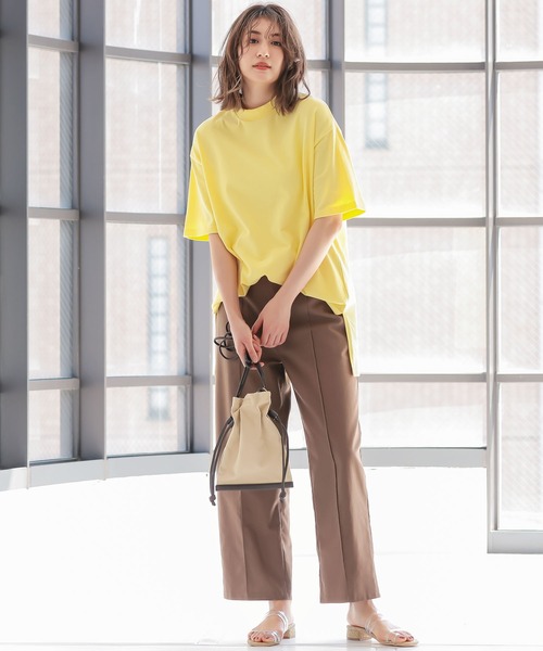 KOBE LETTUCE(コウベレタス)の「キャンバス巾着バッグ(ショルダーバッグ・レディース・ブラウン系その他/ベージュ系その他/ブラック系その他・FREE)」の17枚目の写真