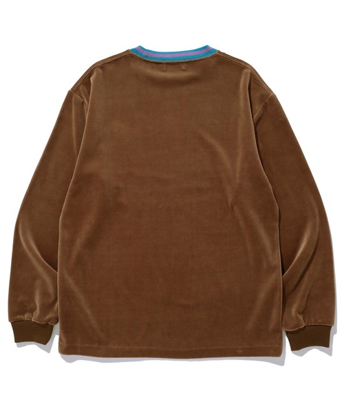 XLARGE（エクストララージ）の「VELOUR L/S TEE（Tシャツ/カットソー・メンズ・ブラック/ブラウン/グリーン・XL/M/L/S）」の8枚目の写真