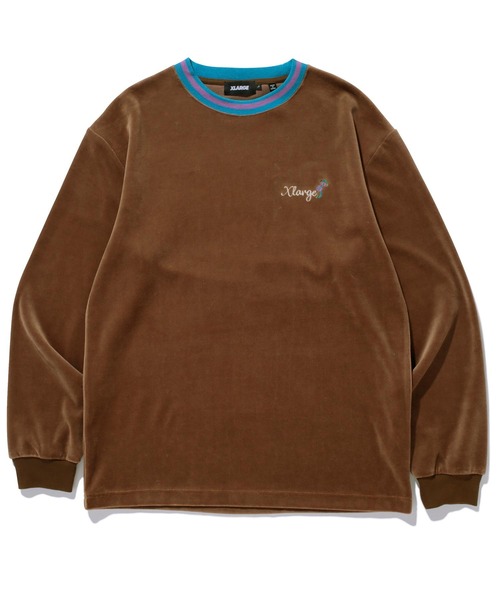 XLARGE（エクストララージ）の「VELOUR L/S TEE（Tシャツ/カットソー・メンズ・ブラック/ブラウン/グリーン・XL/M/L/S）」の13枚目の写真