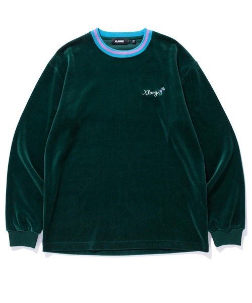 XLARGE（エクストララージ）の「VELOUR L/S TEE（Tシャツ/カットソー・メンズ・ブラック/ブラウン/グリーン・XL/M/L/S）」の14枚目の写真