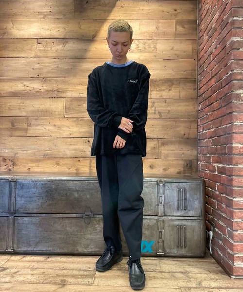 XLARGE（エクストララージ）の「VELOUR L/S TEE（Tシャツ/カットソー・メンズ・ブラック/ブラウン/グリーン・XL/M/L/S）」の18枚目の写真