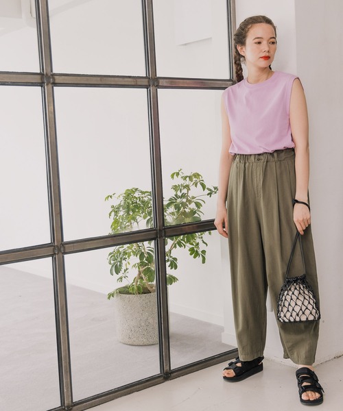 niko and...（ニコアンド）の「オリジナルメッシュ巾着ショルダーバッグ（ショルダーバッグ・レディース・ブラック/グレー/オフホワイト/オレンジ/キャメル・0）」の7枚目の写真