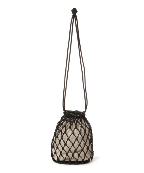 niko and...（ニコアンド）の「オリジナルメッシュ巾着ショルダーバッグ（ショルダーバッグ・レディース・ブラック/グレー/オフホワイト/オレンジ/キャメル・0）」の14枚目の写真