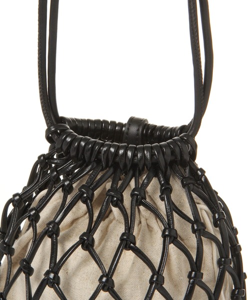 niko and...（ニコアンド）の「オリジナルメッシュ巾着ショルダーバッグ（ショルダーバッグ・レディース・ブラック/グレー/オフホワイト/オレンジ/キャメル・0）」の19枚目の写真