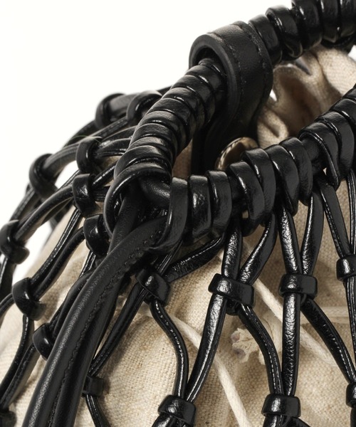 niko and...（ニコアンド）の「オリジナルメッシュ巾着ショルダーバッグ（ショルダーバッグ・レディース・ブラック/グレー/オフホワイト/オレンジ/キャメル・0）」の20枚目の写真