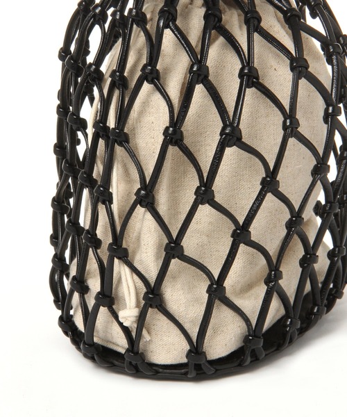 niko and...（ニコアンド）の「オリジナルメッシュ巾着ショルダーバッグ（ショルダーバッグ・レディース・ブラック/グレー/オフホワイト/オレンジ/キャメル・0）」の21枚目の写真