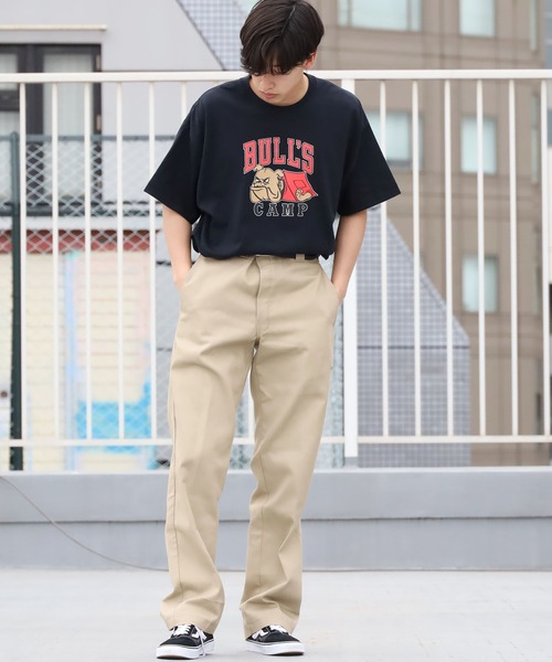 O.K.（オーケー）の「O.K./オーケー ブルドッグ Tシャツ/半袖Tシャツ（Tシャツ/カットソー・メンズ・ホワイト/ブラック/レッド/ナチュラル・M/L/XL）」の7枚目の写真