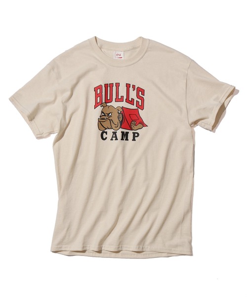 O.K.（オーケー）の「O.K./オーケー ブルドッグ Tシャツ/半袖Tシャツ（Tシャツ/カットソー・メンズ・ホワイト/ブラック/レッド/ナチュラル・M/L/XL）」の16枚目の写真