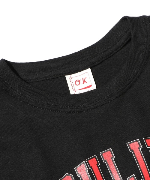 O.K.（オーケー）の「O.K./オーケー ブルドッグ Tシャツ/半袖Tシャツ（Tシャツ/カットソー・メンズ・ホワイト/ブラック/レッド/ナチュラル・M/L/XL）」の11枚目の写真