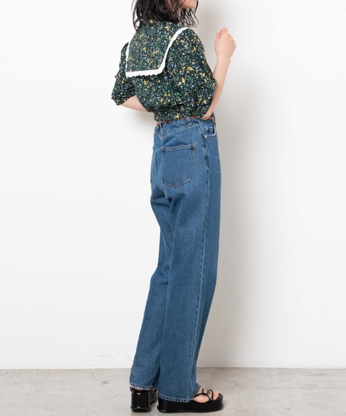 WEGO（ウィゴー）の「WEGO/レースビッグシルエット襟ショートブラウス（シャツ/ブラウス・レディース・インディゴブルー/その他1・FREE）」の16枚目の写真