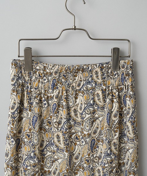 CIAOPANIC（チャオパニック）の「ペイズリーハイウエストスカート（スカート・レディース・アイボリー/ネイビー・FREE）」の5枚目の写真
