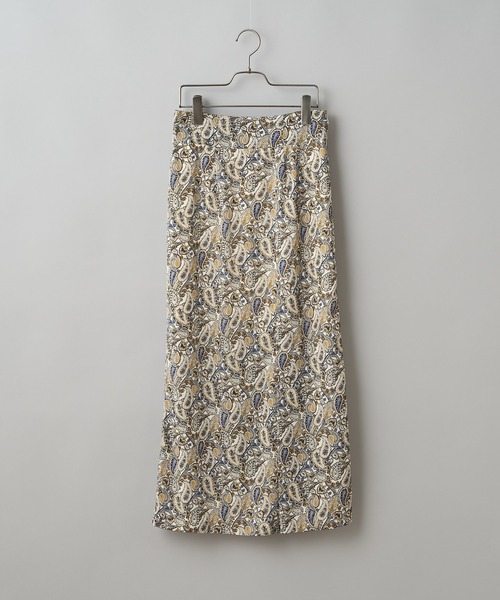 CIAOPANIC（チャオパニック）の「ペイズリーハイウエストスカート（スカート・レディース・アイボリー/ネイビー・FREE）」の3枚目の写真
