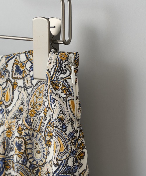 CIAOPANIC（チャオパニック）の「ペイズリーハイウエストスカート（スカート・レディース・アイボリー/ネイビー・FREE）」の8枚目の写真