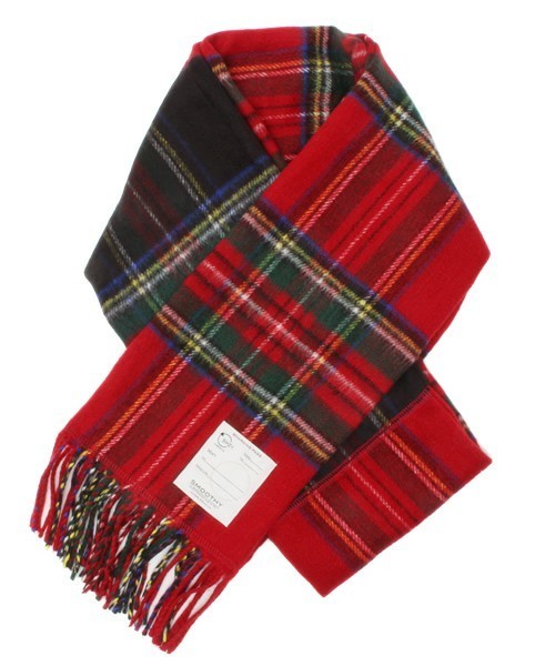 こども ビームス（コドモビームス）の「Smoothy / 2nd リングマフラー（マフラー・キッズ・ブラック/レッド・ONE SIZE）」の2枚目の写真