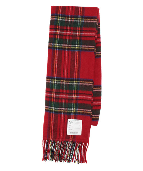 こども ビームス（コドモビームス）の「Smoothy / 2nd リングマフラー（マフラー・キッズ・ブラック/レッド・ONE SIZE）」の7枚目の写真