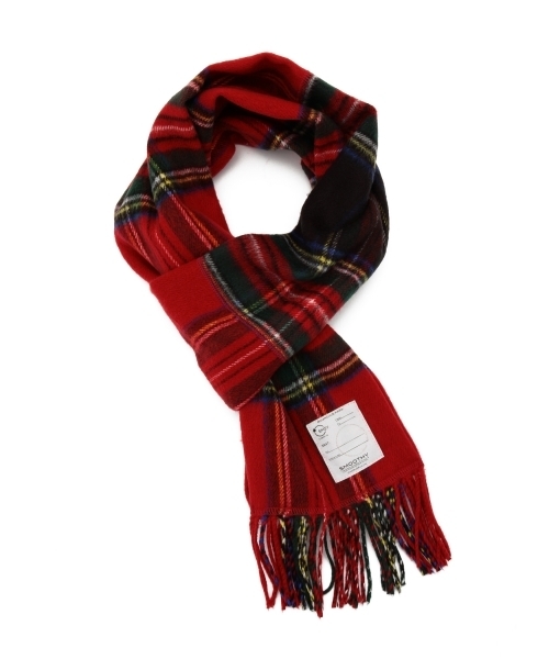 こども ビームス（コドモビームス）の「Smoothy / 2nd リングマフラー（マフラー・キッズ・ブラック/レッド・ONE SIZE）」の10枚目の写真