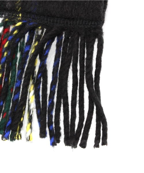 こども ビームス（コドモビームス）の「Smoothy / 2nd リングマフラー（マフラー・キッズ・ブラック/レッド・ONE SIZE）」の5枚目の写真