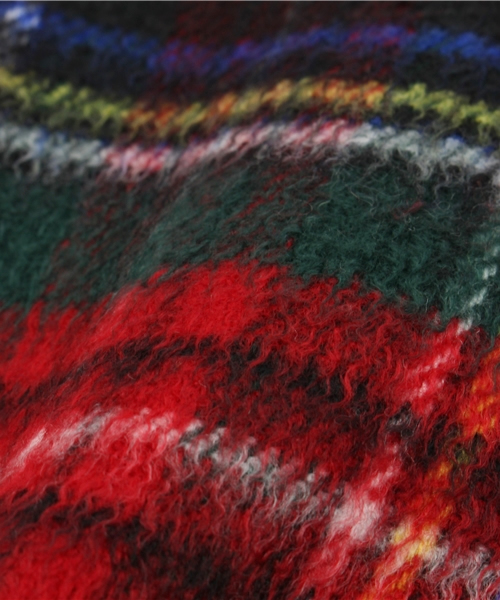 こども ビームス（コドモビームス）の「Smoothy / 2nd リングマフラー（マフラー・キッズ・ブラック/レッド・ONE SIZE）」の6枚目の写真