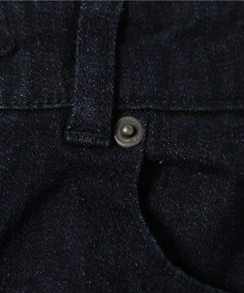 WEGO（ウィゴー）の「WEGO/ハイウエストデニムショーツ（デニムパンツ・レディース・ホワイト/インディゴブルー/ダークインディゴブルー/ネイビー・MEDIUM/LARGE）」の10枚目の写真