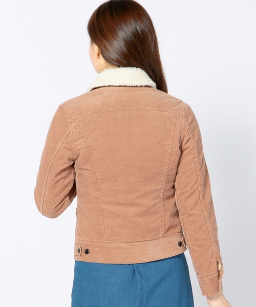 Another Edition（アナザーエディション）の「AE×LEEコーデュロイボアジャケット/BC ae×Lee CORD BOA JKT◆（ブルゾン・レディース・ベージュ/ライトピンク・MEDIUM/SMALL）」の11枚目の写真