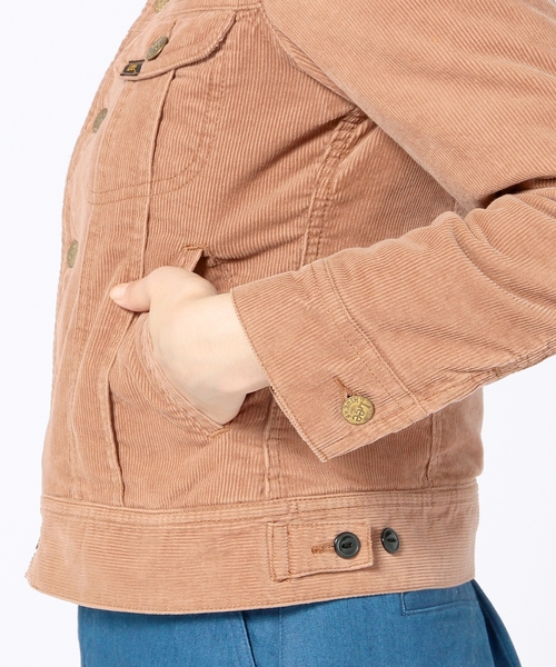 Another Edition（アナザーエディション）の「AE×LEEコーデュロイボアジャケット/BC ae×Lee CORD BOA JKT◆（ブルゾン・レディース・ベージュ/ライトピンク・MEDIUM/SMALL）」の14枚目の写真