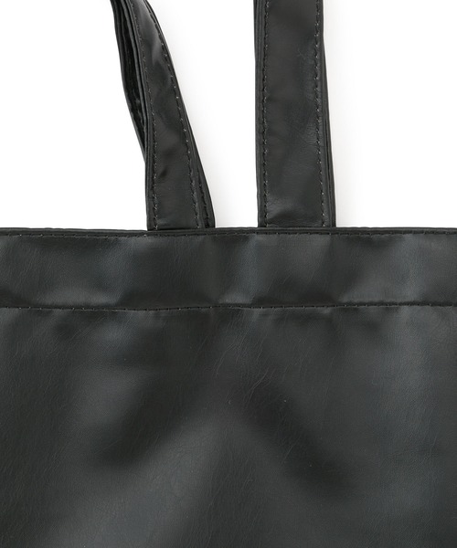 Bonjour Girl(ボンジュールガール)の「2WAY フェイクレザートート(トートバッグ・レディース・ホワイト/ブラック/シルバー・FREE)」の11枚目の写真