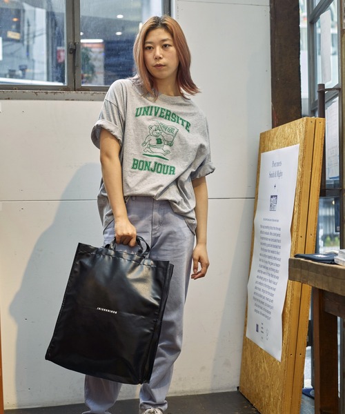Bonjour Girl(ボンジュールガール)の「2WAY フェイクレザートート(トートバッグ・レディース・ホワイト/ブラック/シルバー・FREE)」の22枚目の写真
