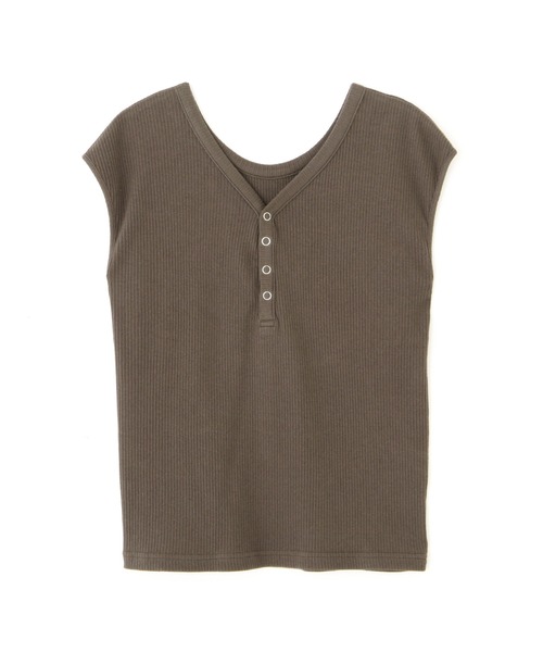 NATURAL BEAUTY BASIC（ナチュラルビューティーベーシック）の「２ＷＡＹテレコフレンチスリーブ（Tシャツ/カットソー・レディース・グレー系その他/ベージュ/イエロー・MEDIUM）」の13枚目の写真