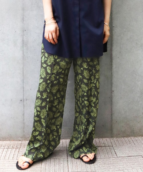 ジャーナルスタンダードレサージュ　ペイズリープリントパンツ journal standard L'essage（ジャーナルスタンダードレサージュ
