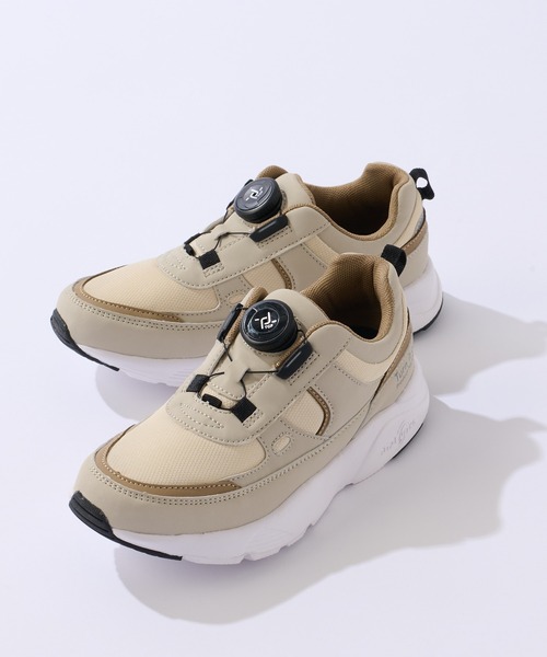 DIAL DRIVE（ダイヤルドライブ）の「【KIDS】【ダイヤルドライブ×TYPY】コラボスニーカー（スニーカー・キッズ・ブラック/ベージュ/カーキ・18/23/16/17/19/20/21/22）」の6枚目の写真