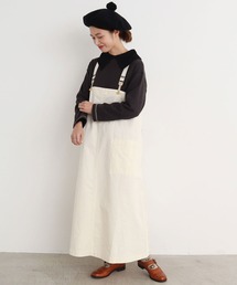 Malle | malle 高密度コンパクトチノ　サロペットスカート(ジャンパースカート)
