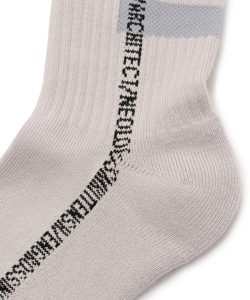 DANKE SCHON(ダンケシェーン)の「DankeSchon/ダンケシェーン/ラインソックス/LINE SOCKS(ソックス/靴下・メンズ・ライトグレー/チャコール・FREE)」の3枚目の写真