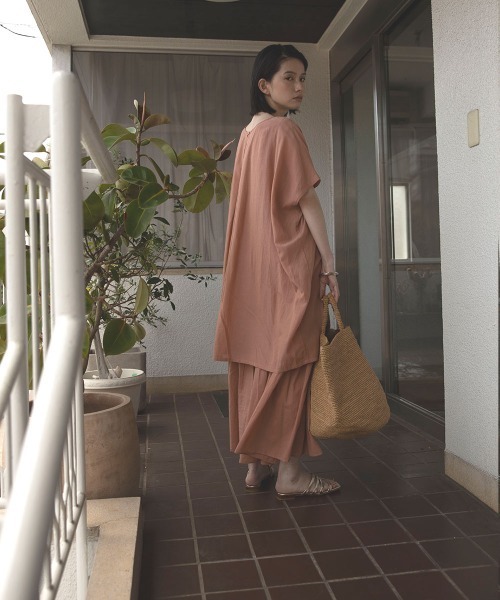 marjour(マージュール)の「LAYERED ONEPIECE(ワンピース・レディース・ブラック/オレンジ系・M)」の13枚目の写真