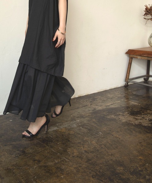 marjour(マージュール)の「LAYERED ONEPIECE(ワンピース・レディース・ブラック/オレンジ系・M)」の10枚目の写真