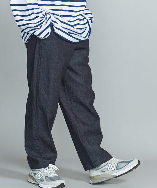 Thingless（シングレス）の「＜Thingless＞ WIDE 1P PT DNM/パンツ（その他パンツ・メンズ・ネイビー・S/M/L）」の8枚目の写真