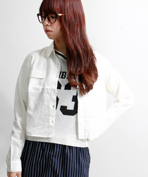 WEGO | ◆WEGO/綿麻クロップドシャツ(シャツ/ブラウス)