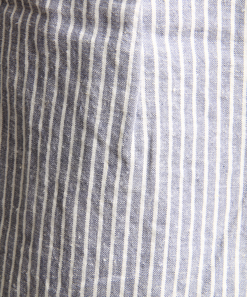 WEGO（ウィゴー）の「WEGO/綿麻クロップドシャツ（シャツ/ブラウス・レディース・オフホワイト/ブラック系その他/ブルー系その他・FREE）」の5枚目の写真