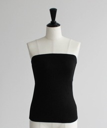 kaene | カップ付きラメベアトップインナー(チューブトップ)