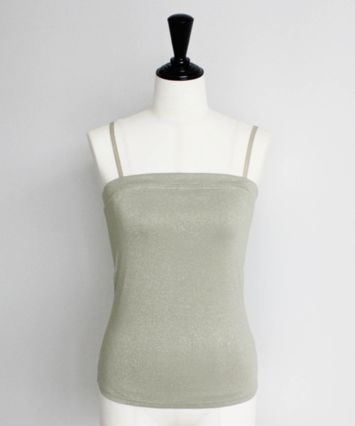 kaene(カエン)の「カップ付きラメベアトップインナー(チューブトップ・レディース・ブラック/シルバー/ゴールド・FREE)」の10枚目の写真