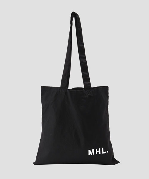 MHL.(エムエイチエル)の「LIGHT COTTON DRILL(トートバッグ・レディース・ナチュラル/ブラック・FREE)」の2枚目の写真