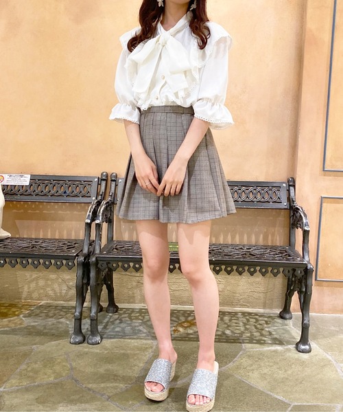 apres jour(アプレジュール)の「ピコレースフリルボウタイブラウス【ZOZOTOWN限定アイテム】(シャツ/ブラウス・レディース・ブラック/オフホワイト/モカ/アイボリー・X-LARGE/フリー)」の16枚目の写真
