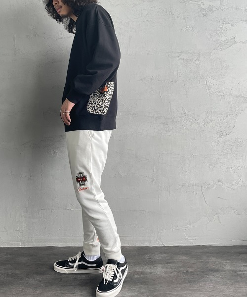 UNIVERSAL OVERALL（ユニバーサルオーバーオール）の「[UNIVERSAL OVERALL/ユニバーサルオーバーオール] 別注 カバーオールスウェット（スウェット・レディース・ブラック/ブルー/グレイッシュベージュ・S/M/L/XL）」の19枚目の写真