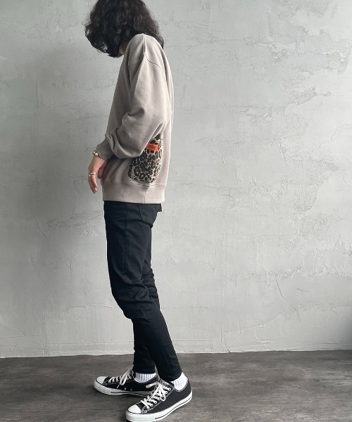 UNIVERSAL OVERALL（ユニバーサルオーバーオール）の「[UNIVERSAL OVERALL/ユニバーサルオーバーオール] 別注 カバーオールスウェット（スウェット・レディース・ブラック/ブルー/グレイッシュベージュ・S/M/L/XL）」の18枚目の写真