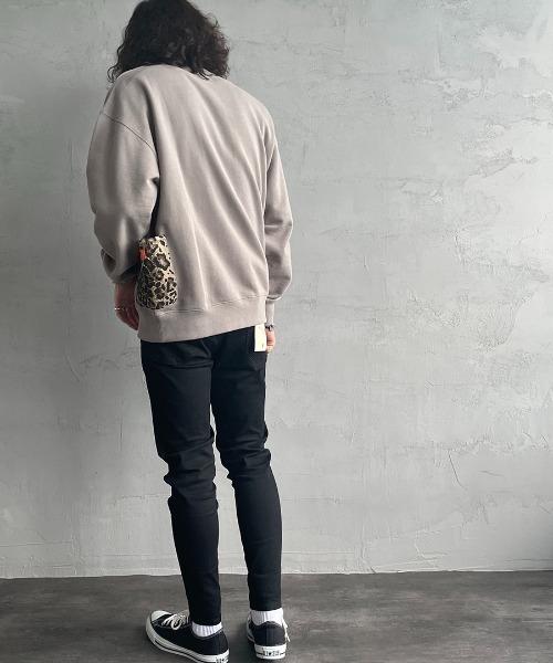 UNIVERSAL OVERALL（ユニバーサルオーバーオール）の「[UNIVERSAL OVERALL/ユニバーサルオーバーオール] 別注 カバーオールスウェット（スウェット・レディース・ブラック/ブルー/グレイッシュベージュ・S/M/L/XL）」の8枚目の写真