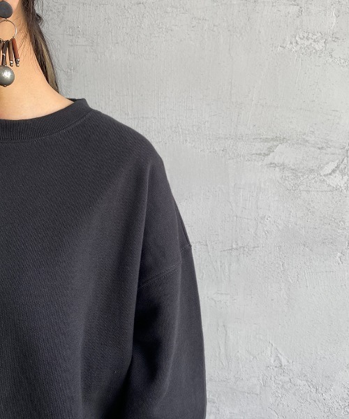 UNIVERSAL OVERALL（ユニバーサルオーバーオール）の「[UNIVERSAL OVERALL/ユニバーサルオーバーオール] 別注 カバーオールスウェット（スウェット・レディース・ブラック/ブルー/グレイッシュベージュ・S/M/L/XL）」の5枚目の写真