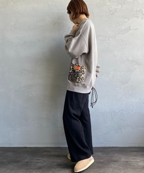 UNIVERSAL OVERALL（ユニバーサルオーバーオール）の「[UNIVERSAL OVERALL/ユニバーサルオーバーオール] 別注 カバーオールスウェット（スウェット・レディース・ブラック/ブルー/グレイッシュベージュ・S/M/L/XL）」の14枚目の写真