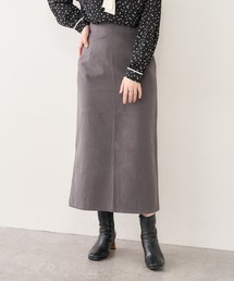 natural couture | ハイウエストサイドスリットナロースカート(スカート)